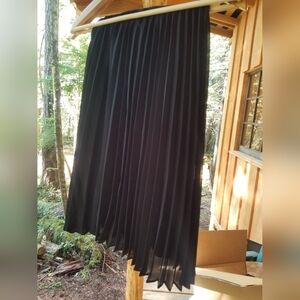 Pleated Skirt Straight Le Chateau XS Black Knee High Formal Fancy Canada Rare